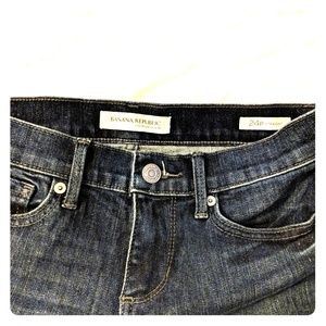Banana Republic Premium Denim Jeans Straight 24 P
